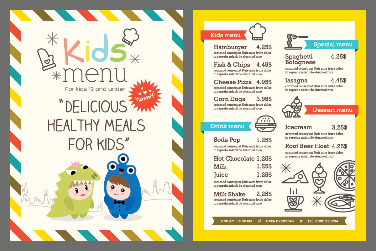 Kids Menu